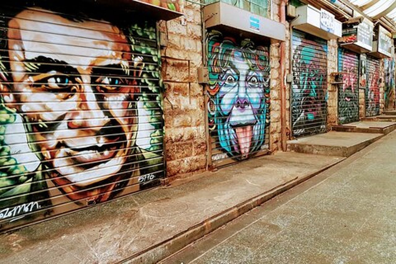 Tour indipendente dei graffiti a Gerusalemme a tuo piacimento