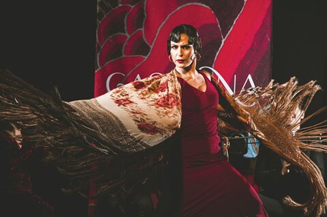 Spettacolo di flamenco tradizionale al Tablao Casa Ana