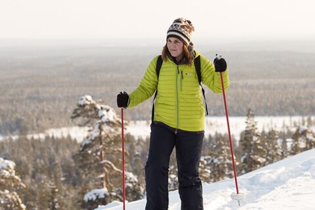 Racchette panoramiche sulla cima di Pyhä Fell