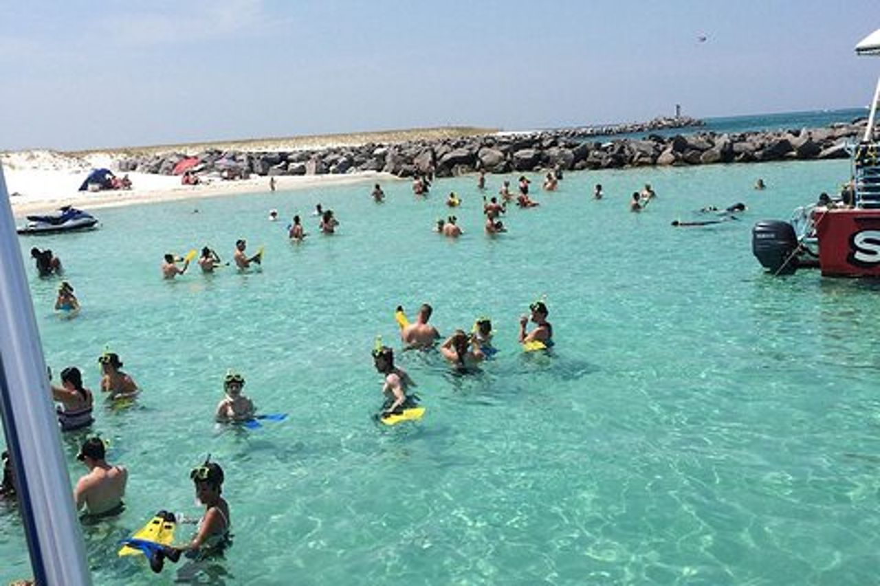 Crociera di 2 soste con snorkeling e delfini da Destin