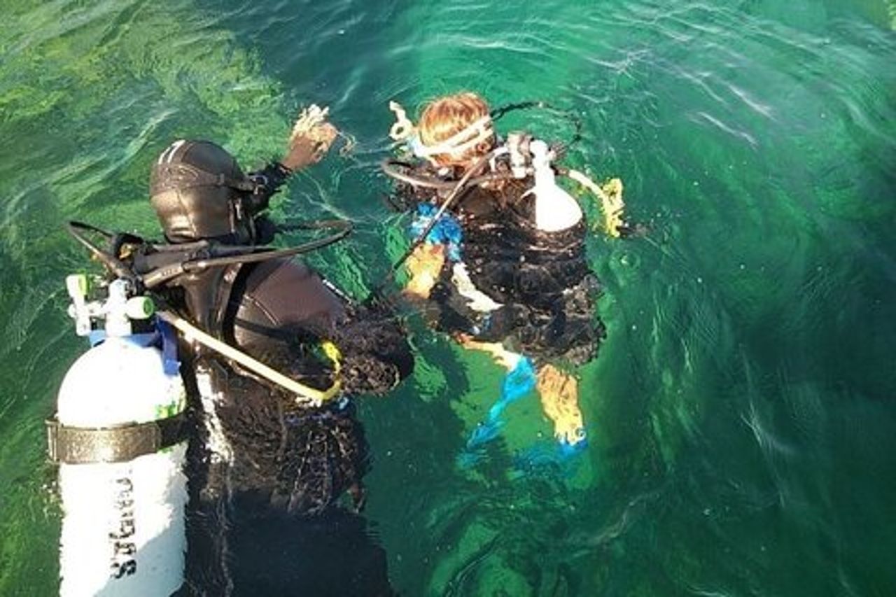 Battesimo sub con bombole (Introdive) all'Area Marina Protetta Capo Carbonara