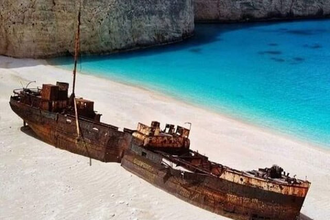 Grotte blu di Zante e baia di Navagio