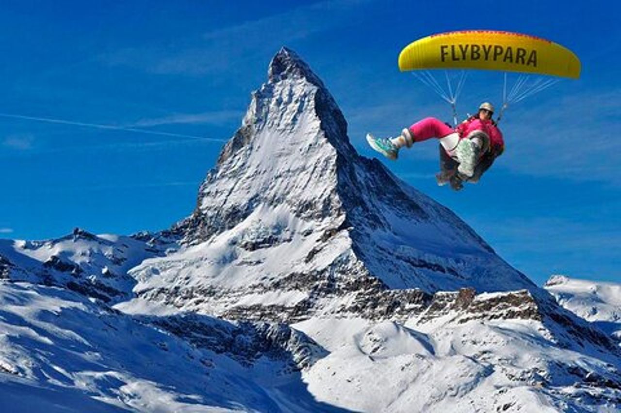 FLYMATTERHORN Parapendio VIP da Zermatt, con vista sul Cervino