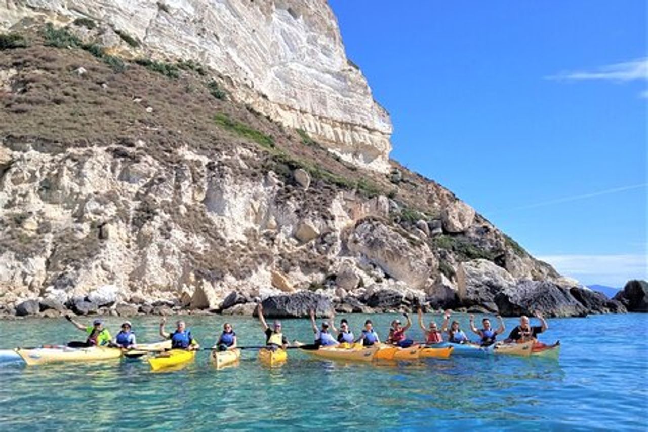 Escursione guidata in Kayak nel Golfo di Cagliari