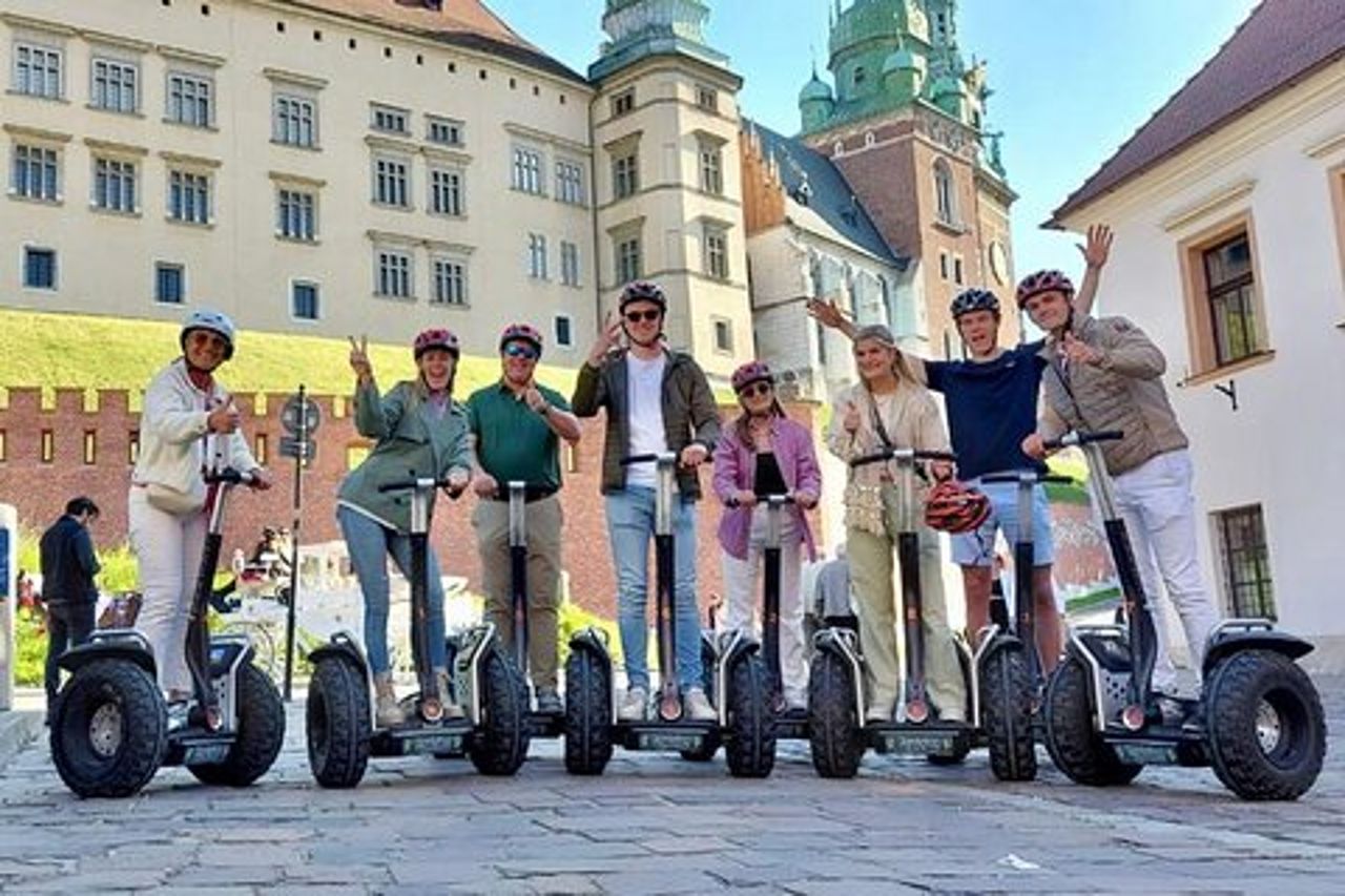 Tour guidato della città di Cracovia in Segway fuoristrada