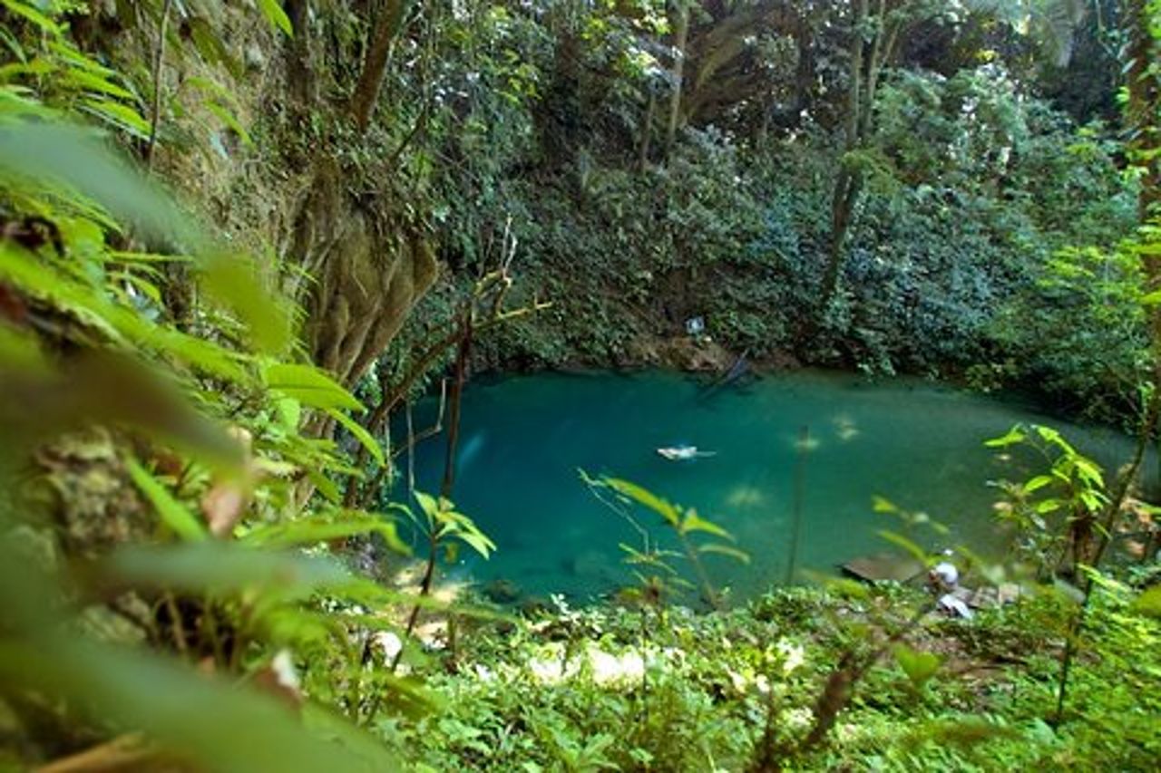 Tour del Parco Nazionale Blue Hole con osservazione degli uccelli di mezza giornata