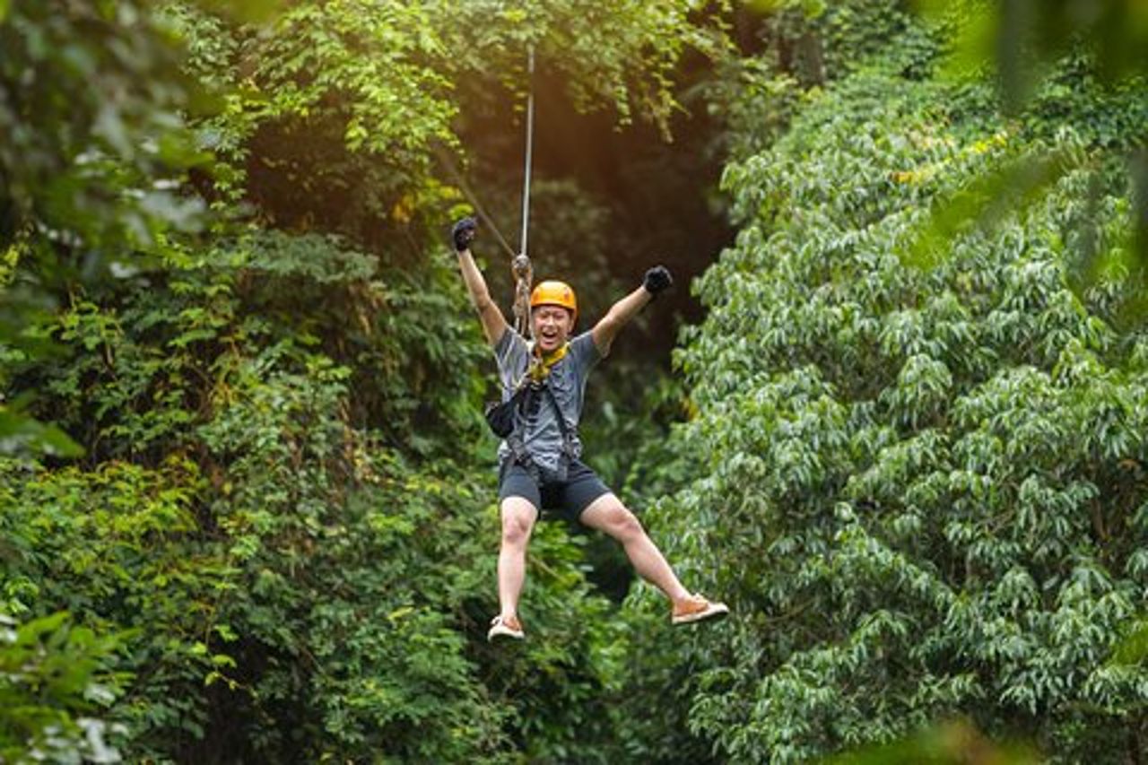 Tour privato in ziplining a Porto Rico
