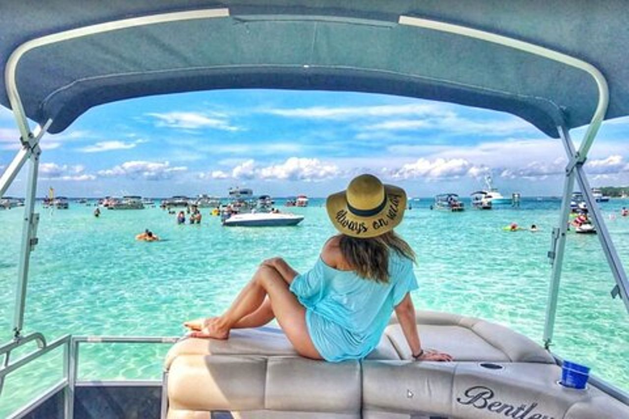 Noleggio barche a Crab Island Pontoon