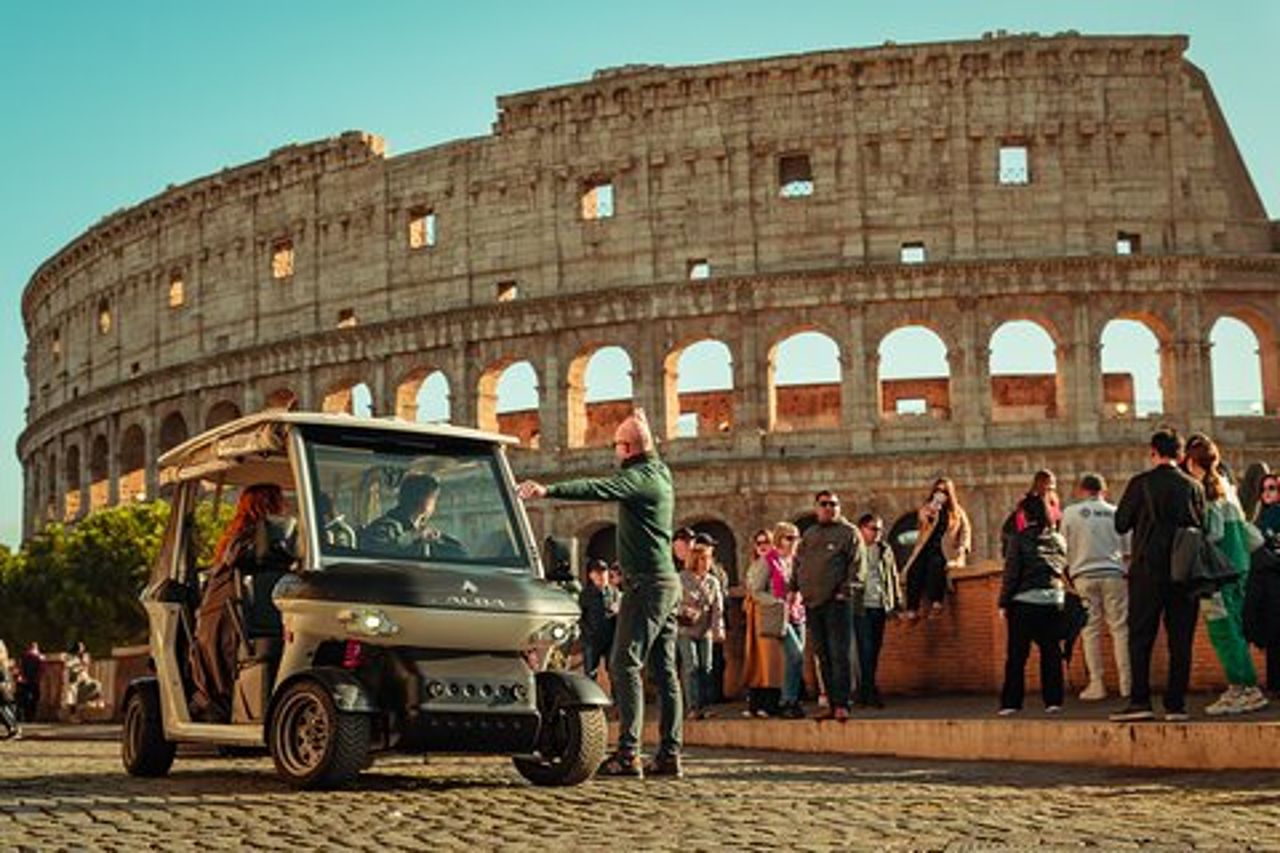 Tour privato di Roma in Golf carrello