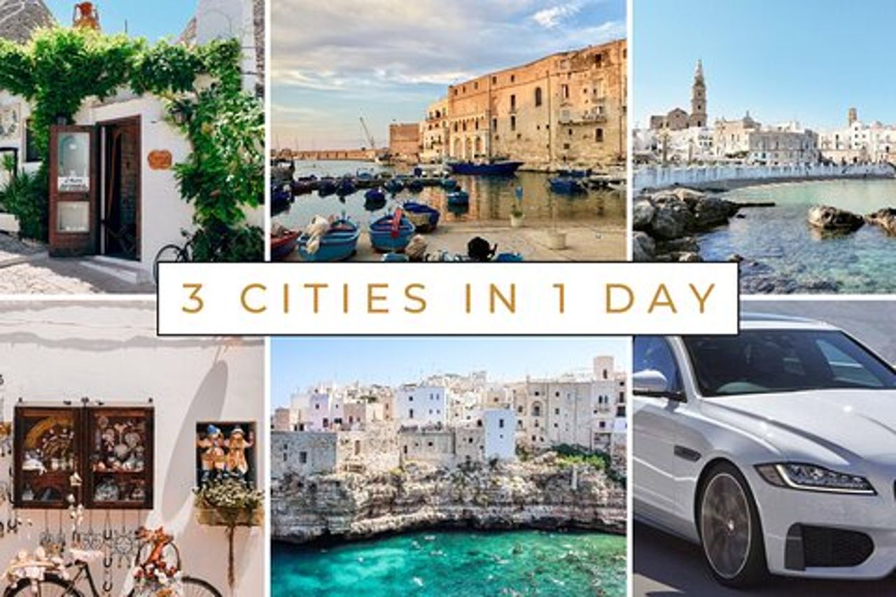 Visit Alberobello, Monopoli, Polignano: Private tour from Bari