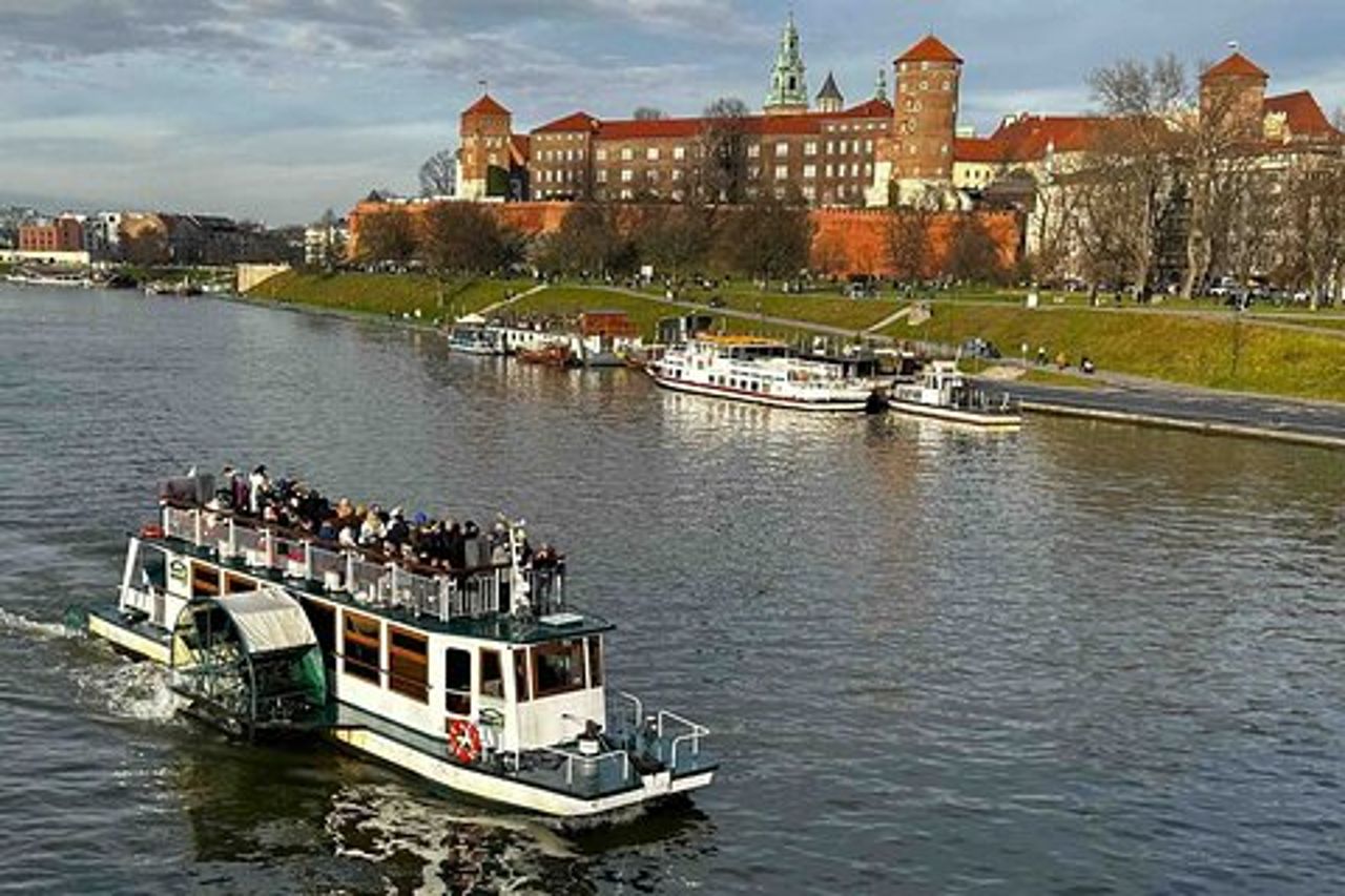 Crociera turistica di 1 ora sul fiume Vistola di Cracovia