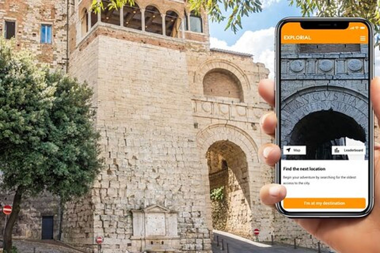 Tour autoguidato di caccia al tesoro e attrazioni di Perugia