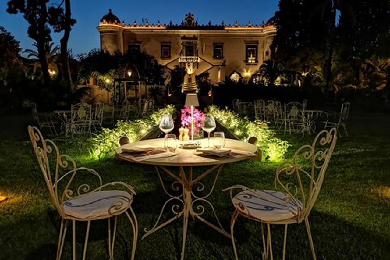 Cena Romantica da Taormina con Tour in Auto d'Epoca