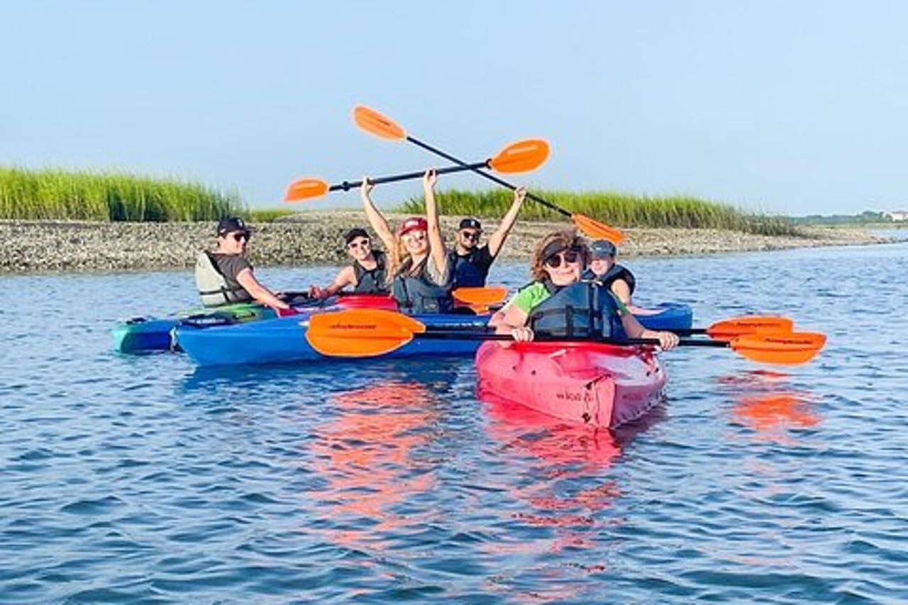 2 1/4 ore di kayak privato Hilton Head Dolphin Nature Experience