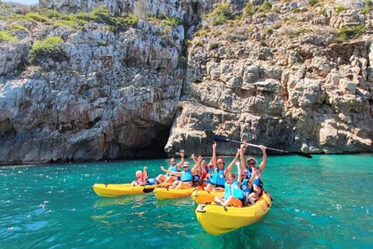 Escursione in kayak Cova Tallada 2 ore 30 min