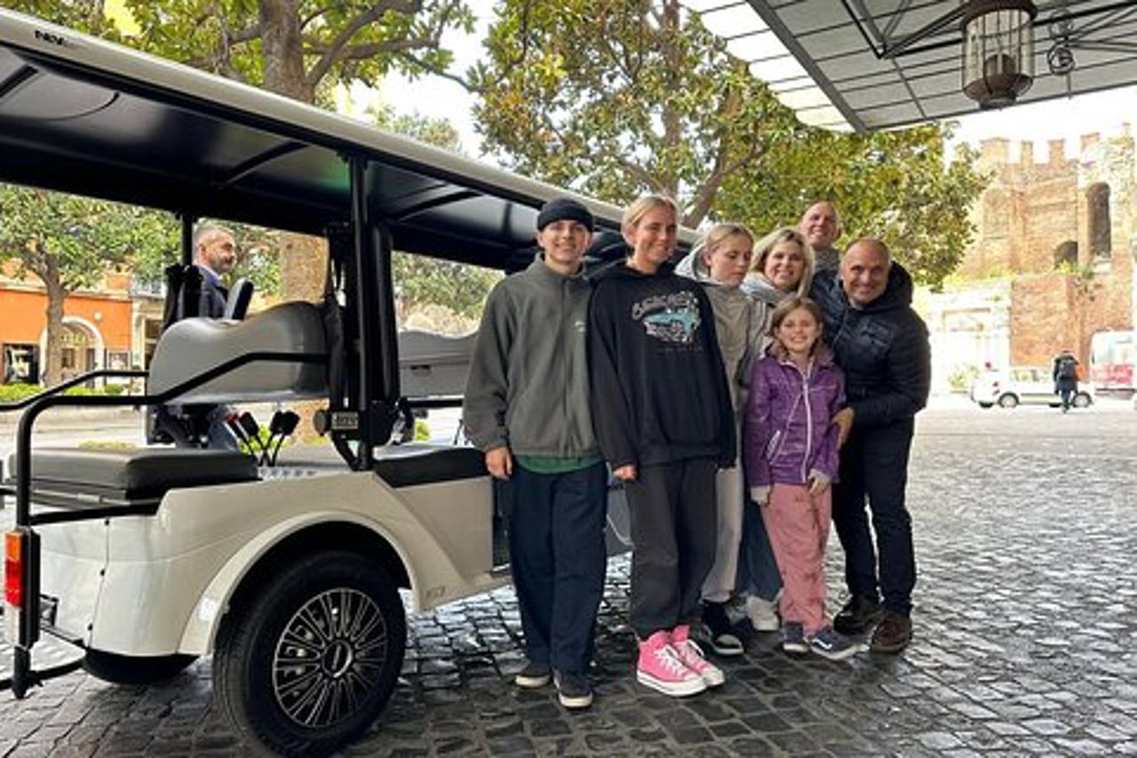 Tour esclusivo di 6 ore di Roma in Golf cart per Crociere