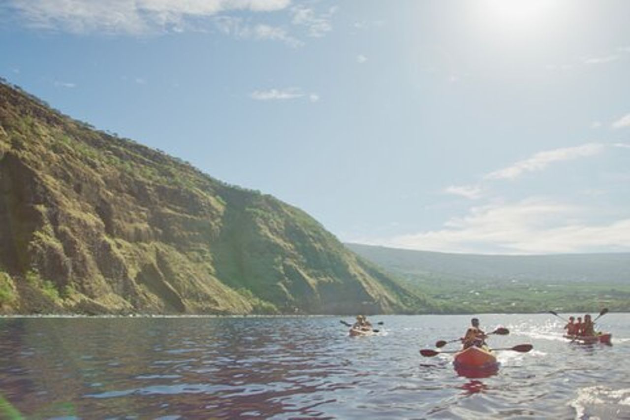 Avventura mattutina in kayak e snorkeling nella baia di Kealakekua