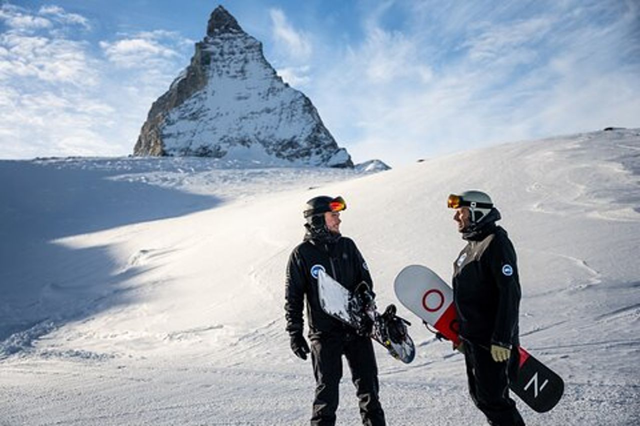 Lezione privata di snowboard di mezza giornata a Zermatt