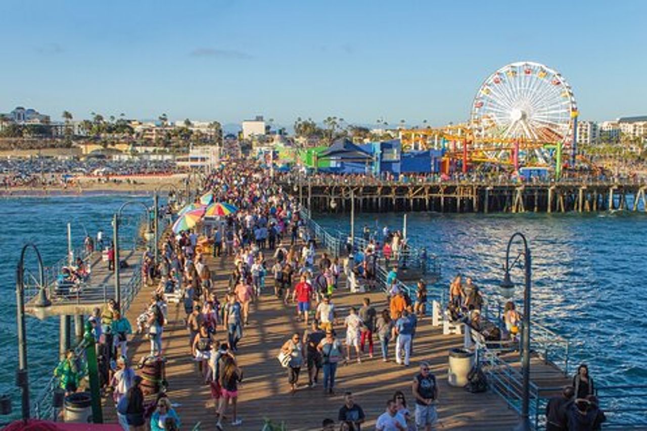Mezza giornata LA Tour: Hollywood, Case di celebrità, Santa Monica