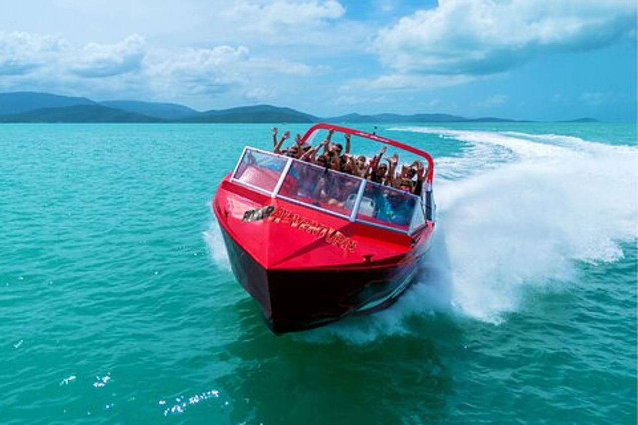 Giro di emozione di Airlie Beach Jet Boat