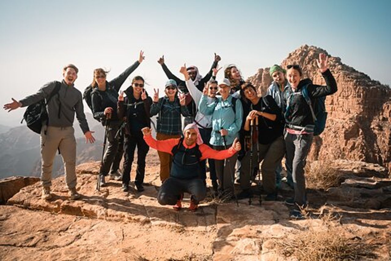 Dana a Petra Trek + Wadi Rum e Mar Morto - 9 Giorni