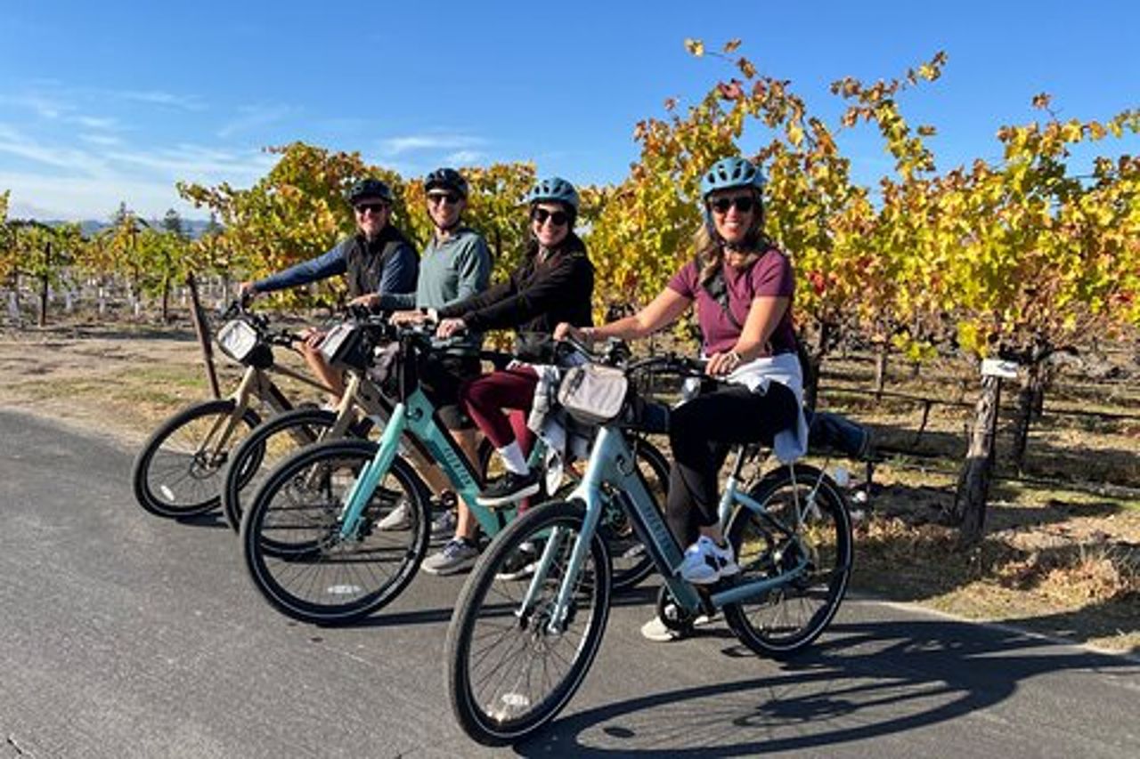 Tour del vino in bicicletta di Healdsburg