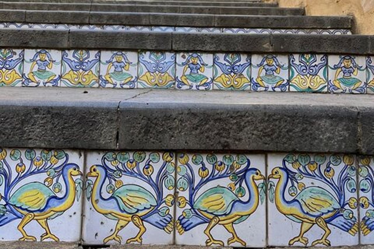 Da Catania: tour a Caltagirone e Piazza Armerina con pranzo