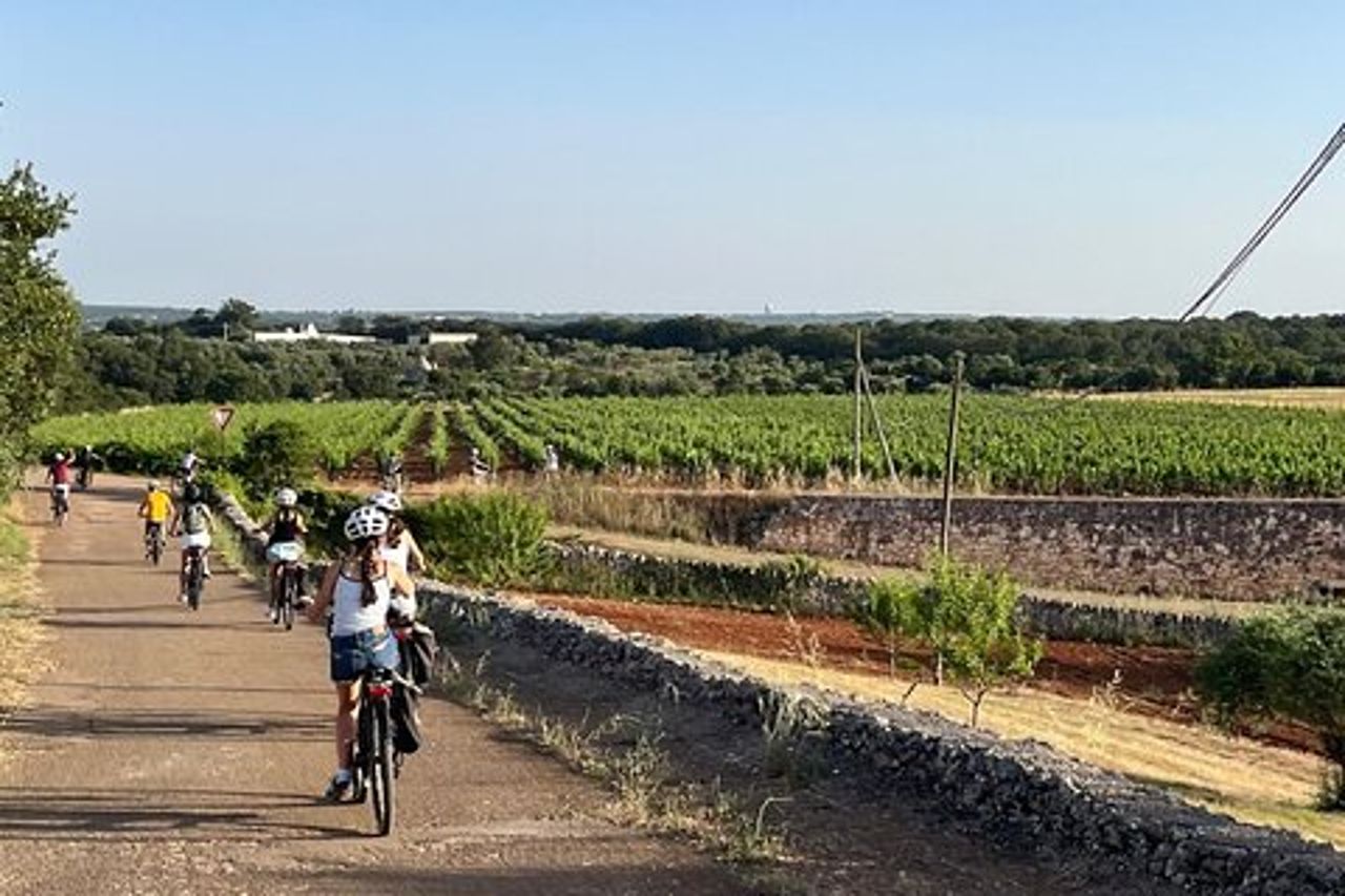 e bike tour Alberobello e Locorotondo andata e ritorno