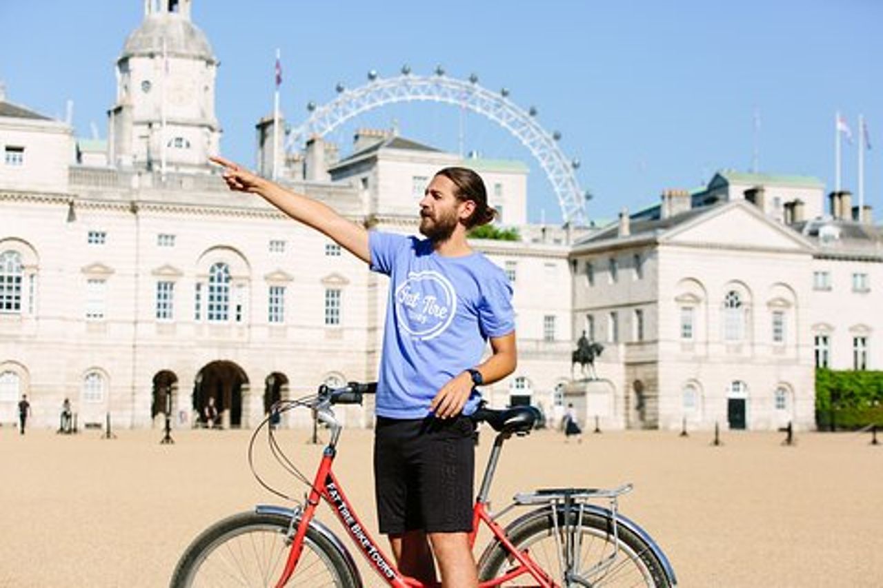 Punti salienti del Royal London Bike Tour con pacchetto crociera sul fiume