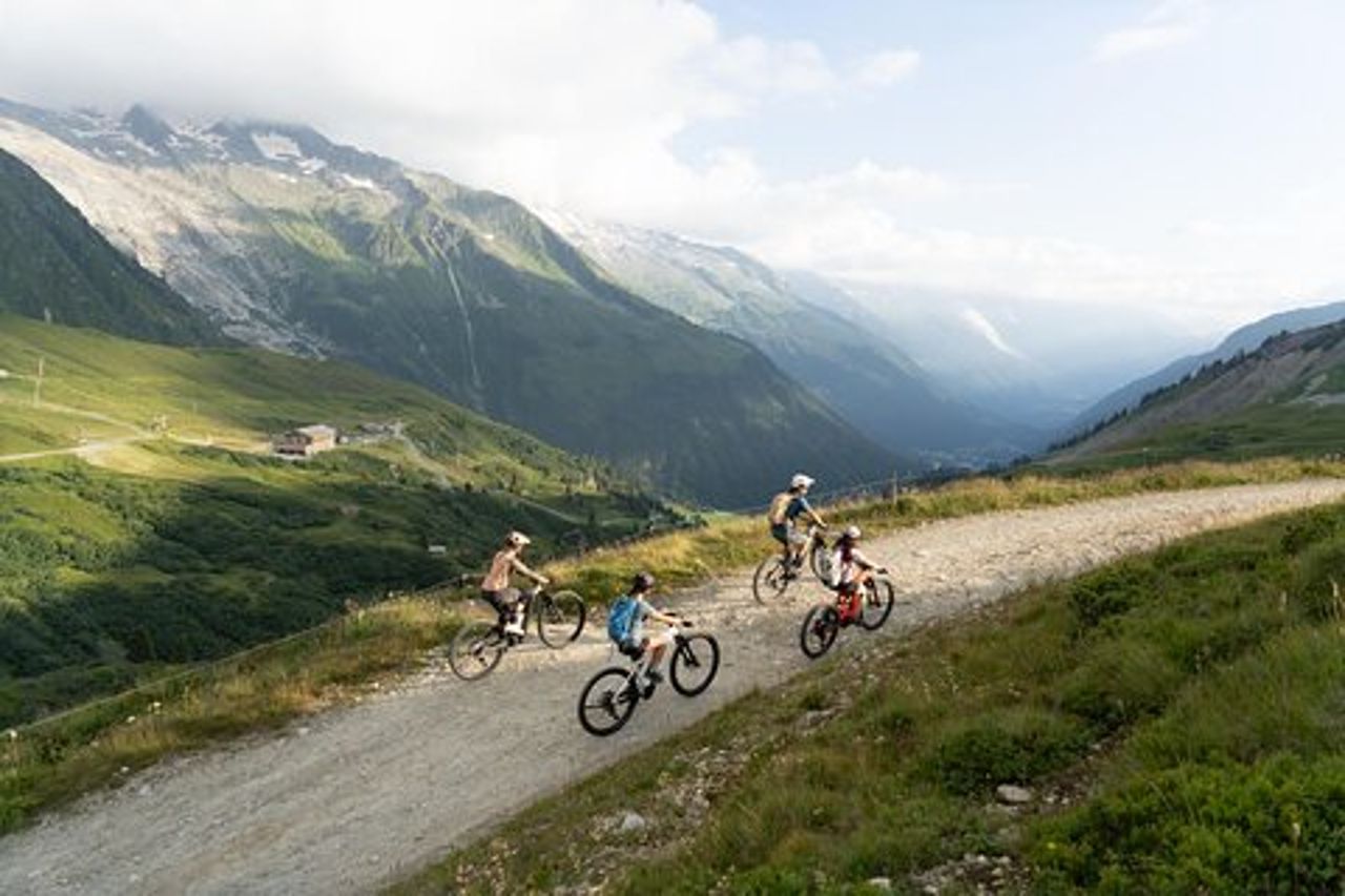 Tour di 3 ore in mountain bike elettrica a Chamonix - Panorami del Monte Bianco