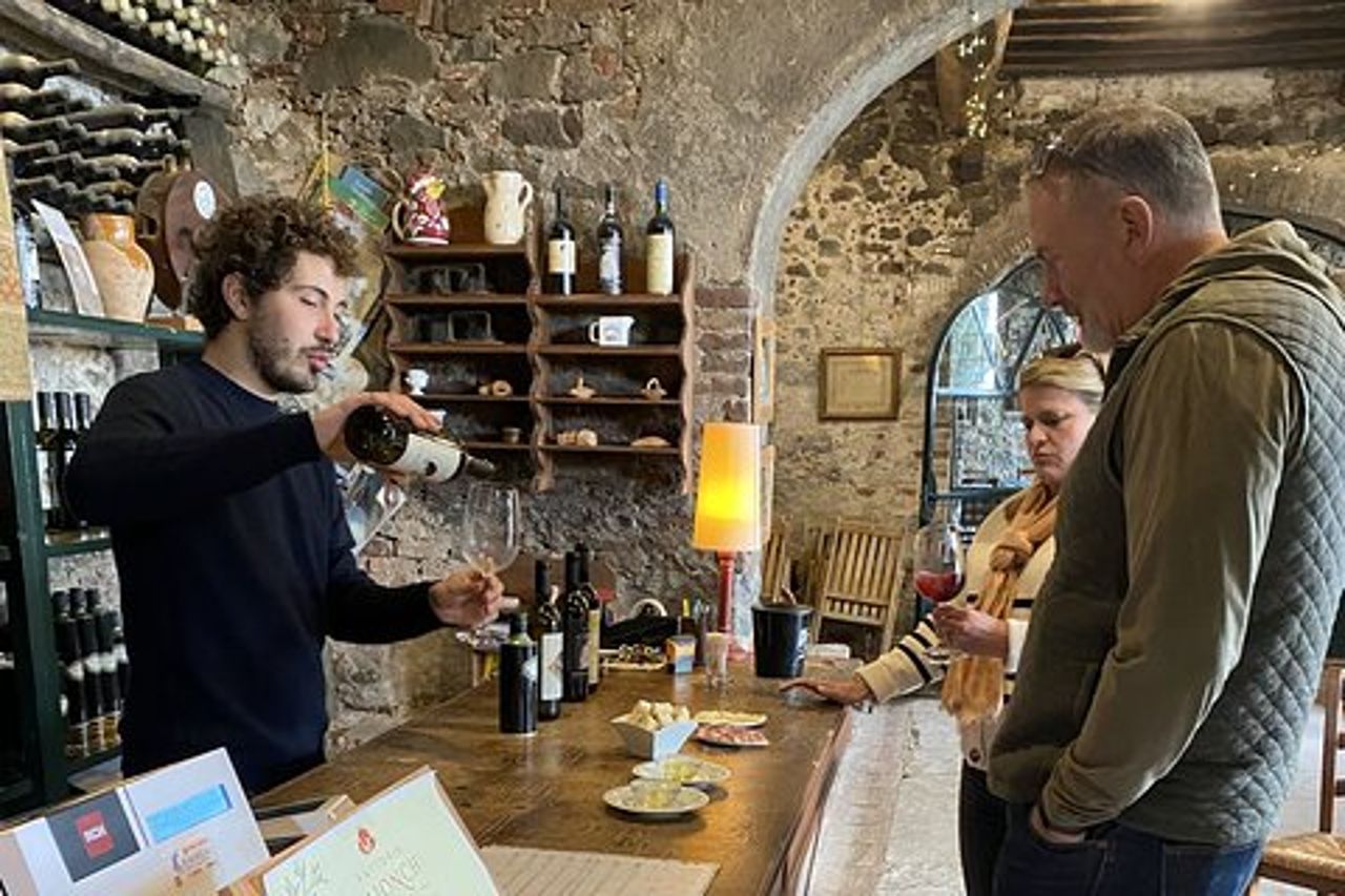 Tour del vino toscano a Lucca in van
