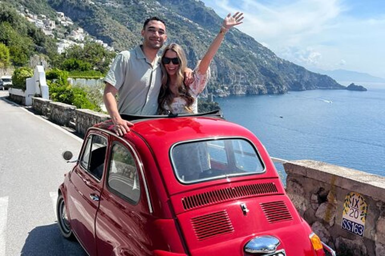 Tour privato in Fiat 500 d'epoca della Costiera Amalfitana: Positano ad Amalfi