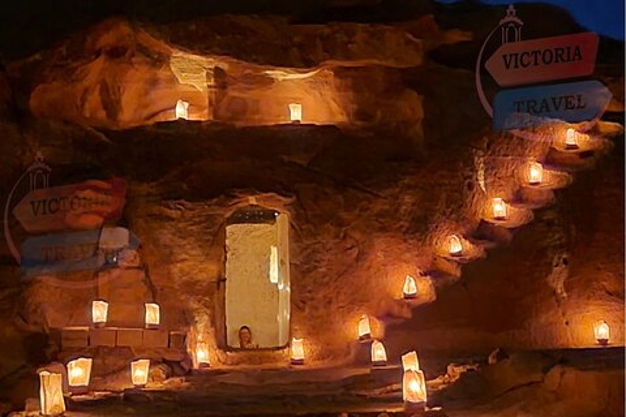 Cena beduina privata all'aperto a Petra