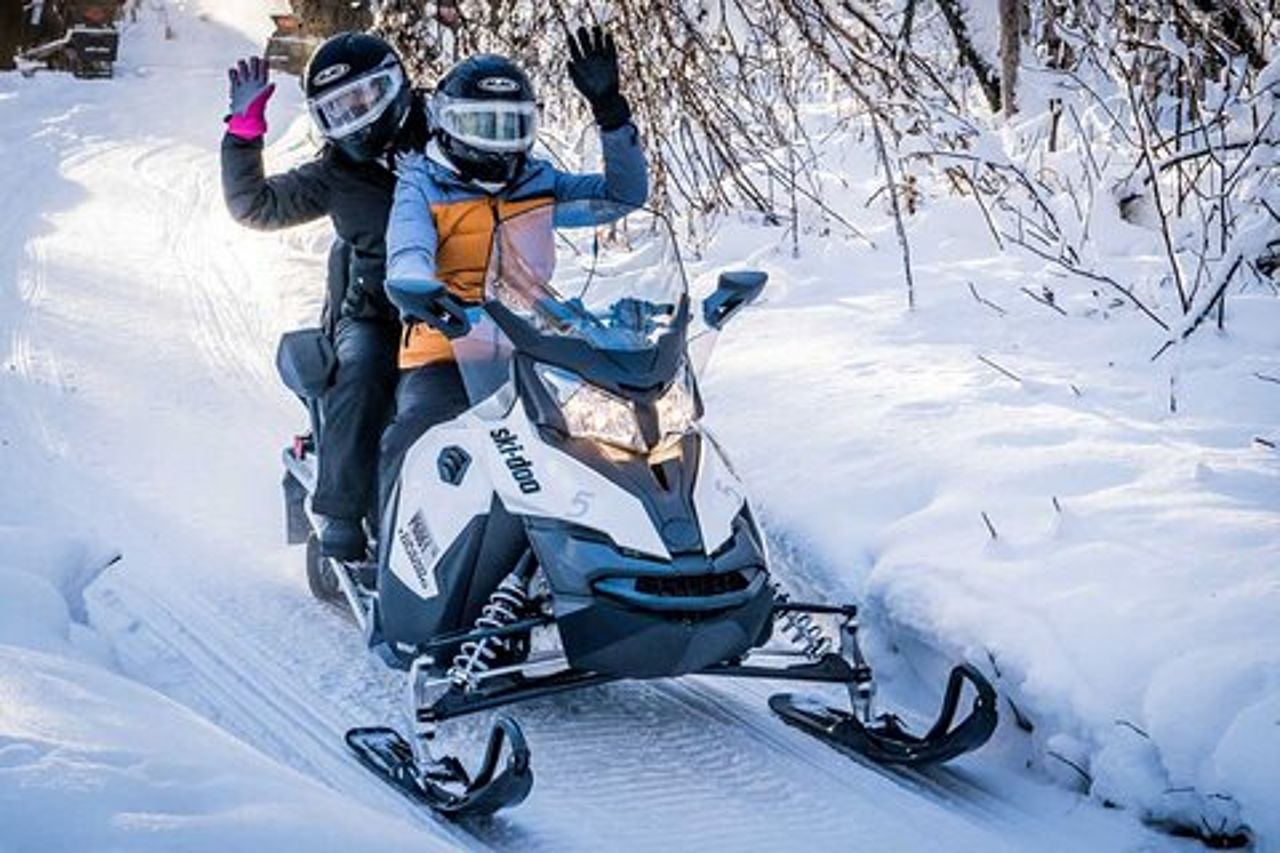 1 ora Fairbanks guidata, Double Rider, Avventura in motoslitta