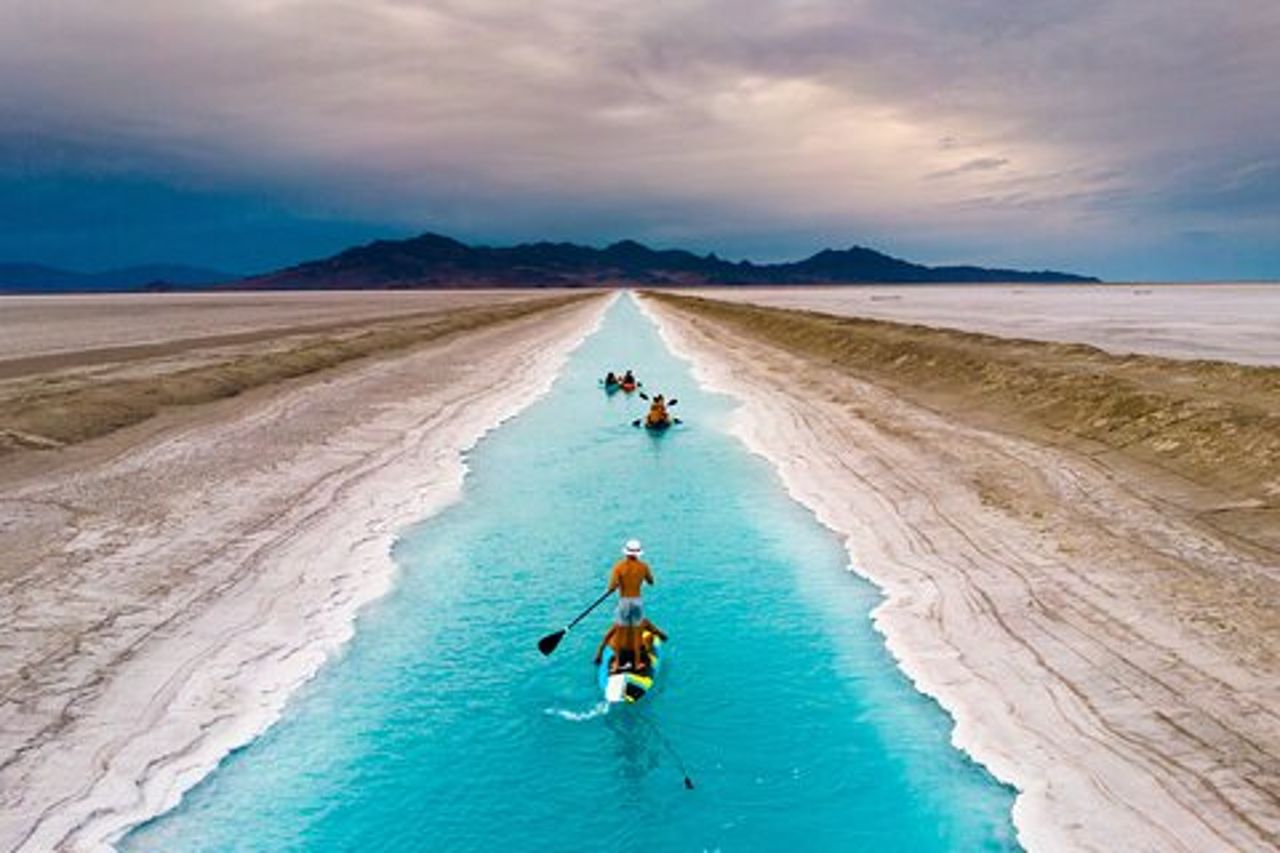 Tour di mezza giornata di Salt Lake City a Sky Mirror-Bonneville Salt Flats