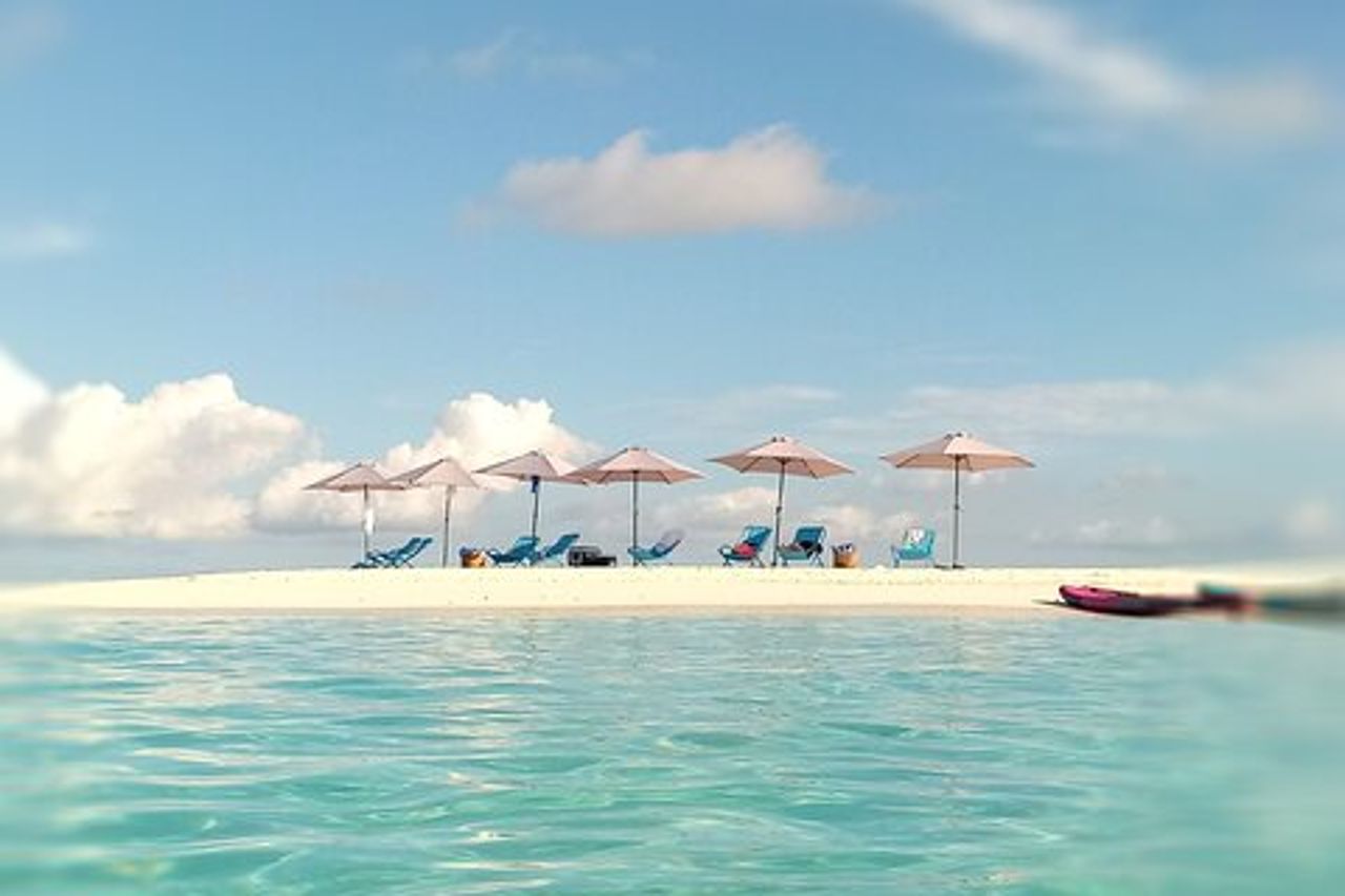 Malé Serenity Sandbank Snorkeling e vista sul tramonto