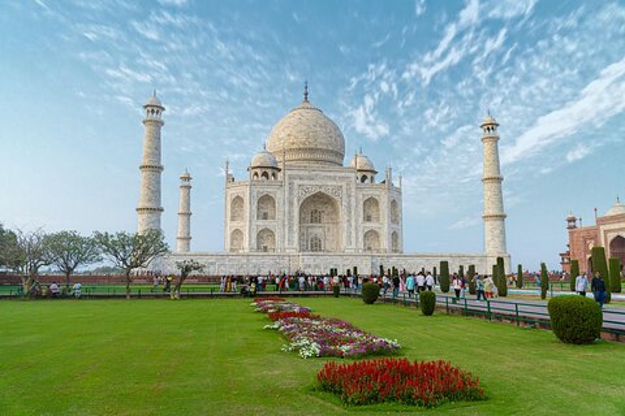 Tour di un giorno di Taj Mahal all'alba e Agra da Delhi