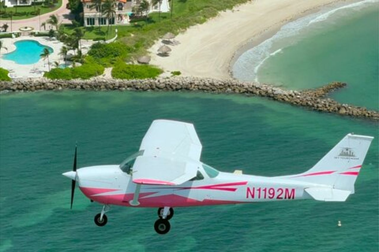 Tour in aereo del centro di Miami con bevande gratuite