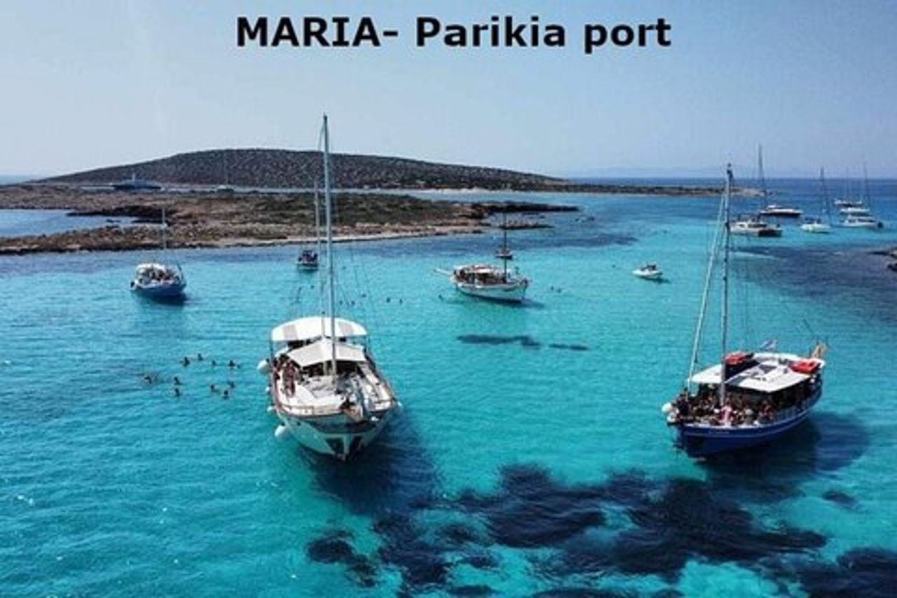 Tour delle grotte marine di Maria Paros Laguna Blu Antiparos Despotico