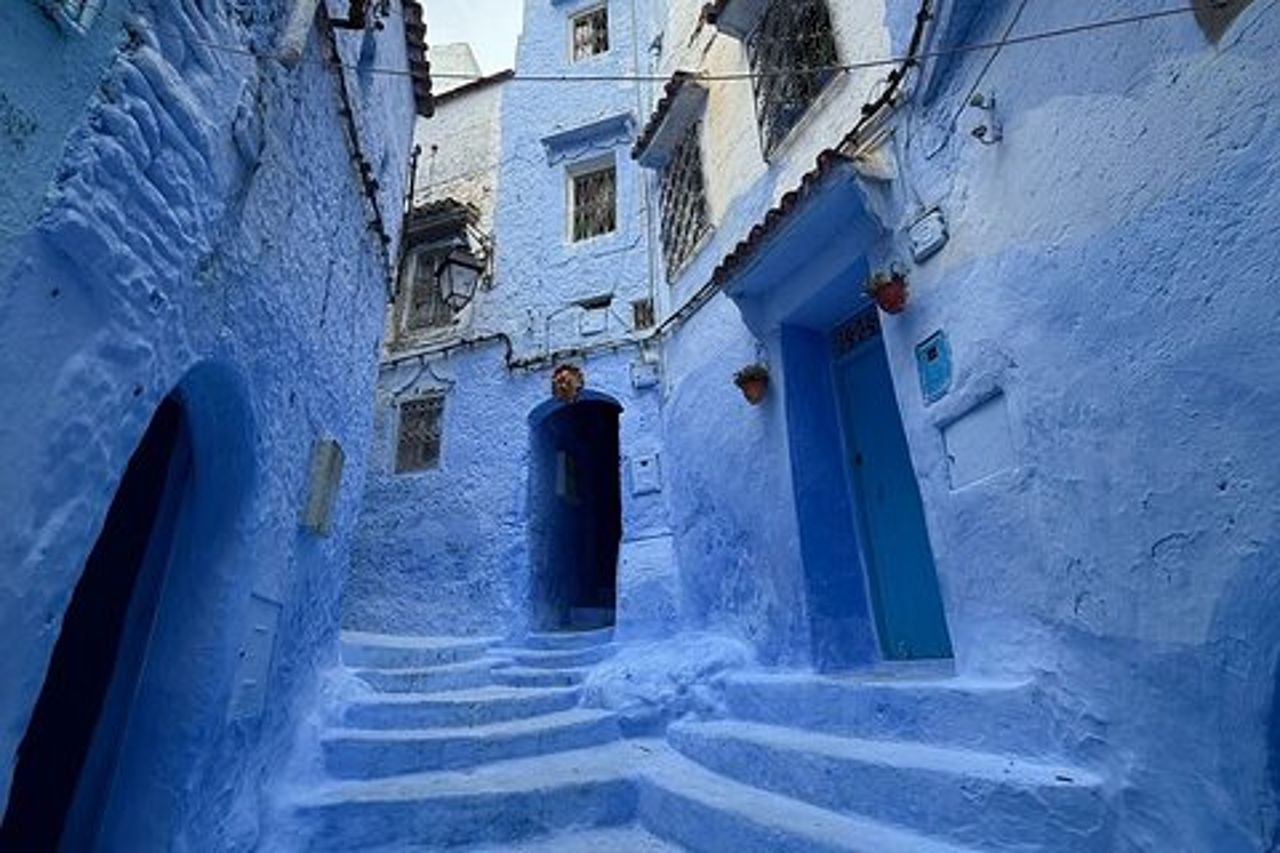 Tour esclusivo di un giorno della città blu di Chefchaouen per piccoli gruppi da Fez