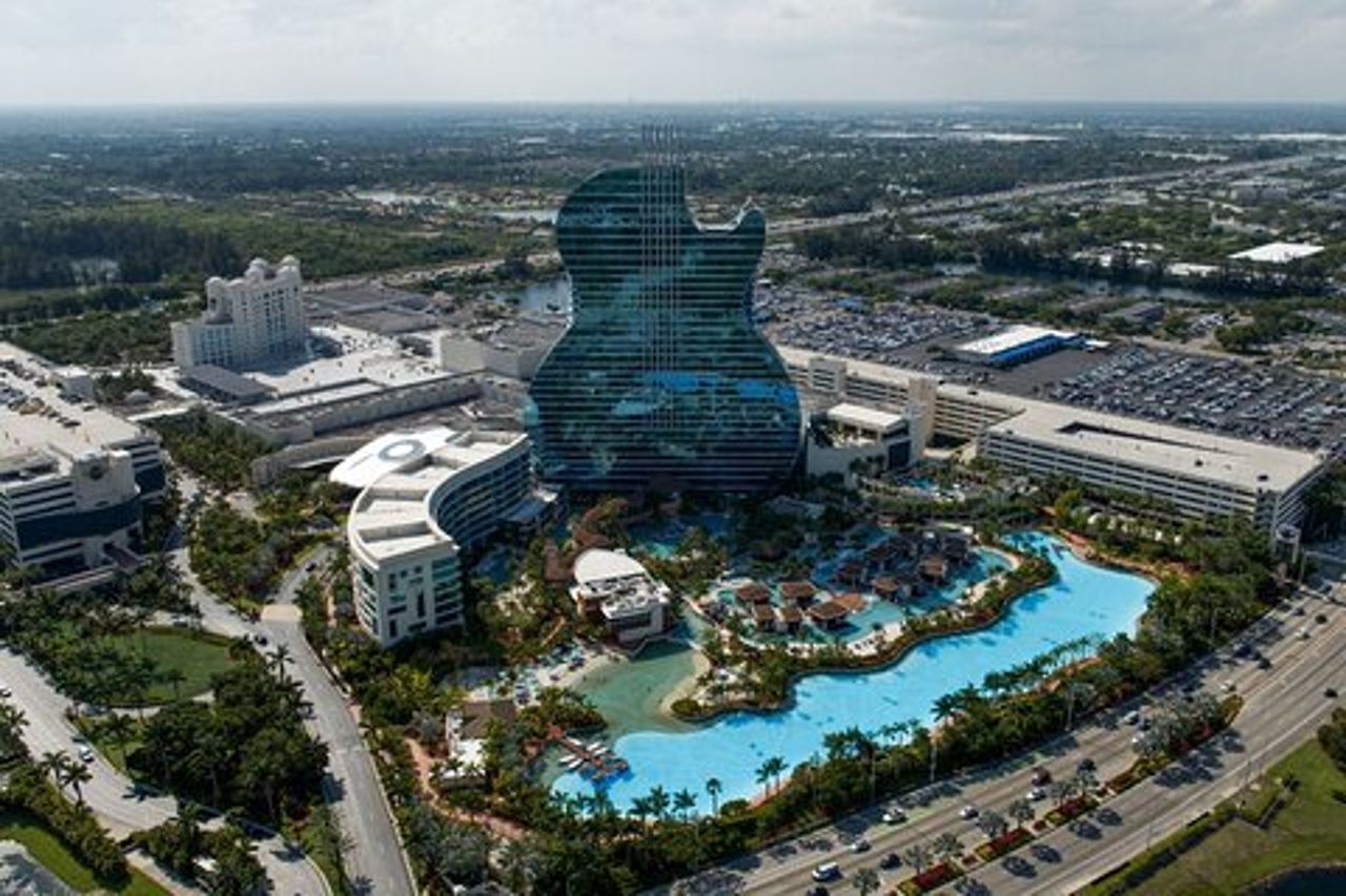 Tour in elicottero di Miami Hard Rock e Spiaggia