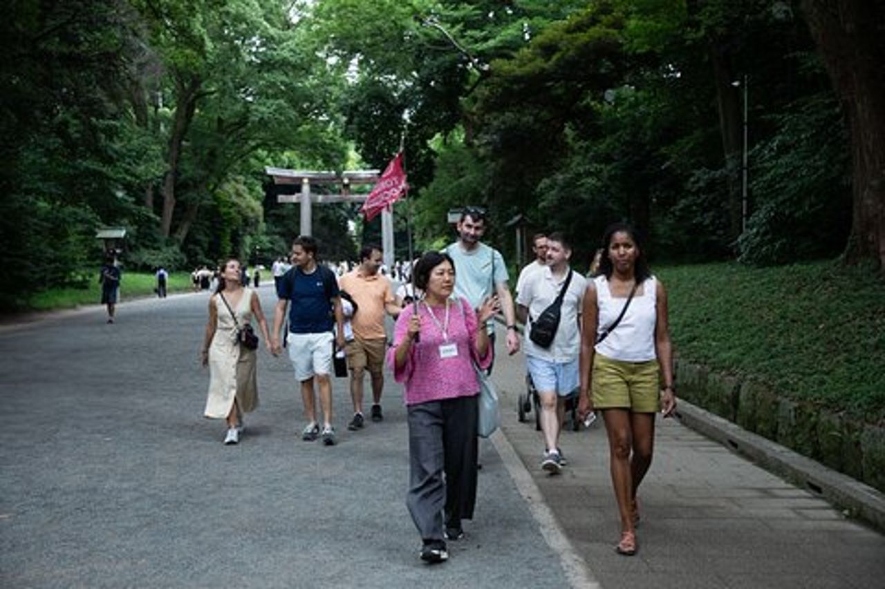 Tour a piedi del santuario Harajuku Meiji a Tokyo