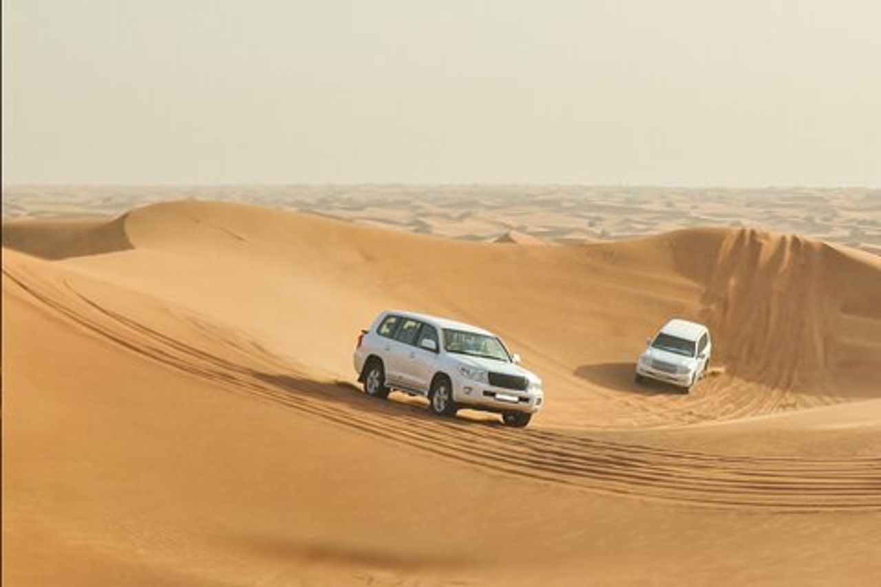 Emozionante Dune Bashing di 4 ore e safari in cammello nel mare interno