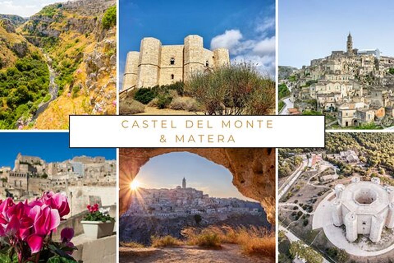 Castel del Monte & Matera : Tour privato da Bari o Matera