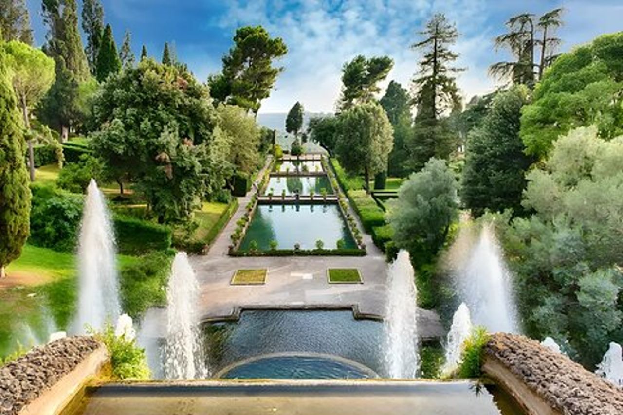 Tour di mezza giornata a Tivoli in villa Adriana o villa d'Este