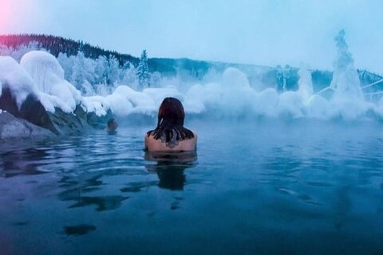 Tour dell'aurora boreale e delle sorgenti termali di Chena