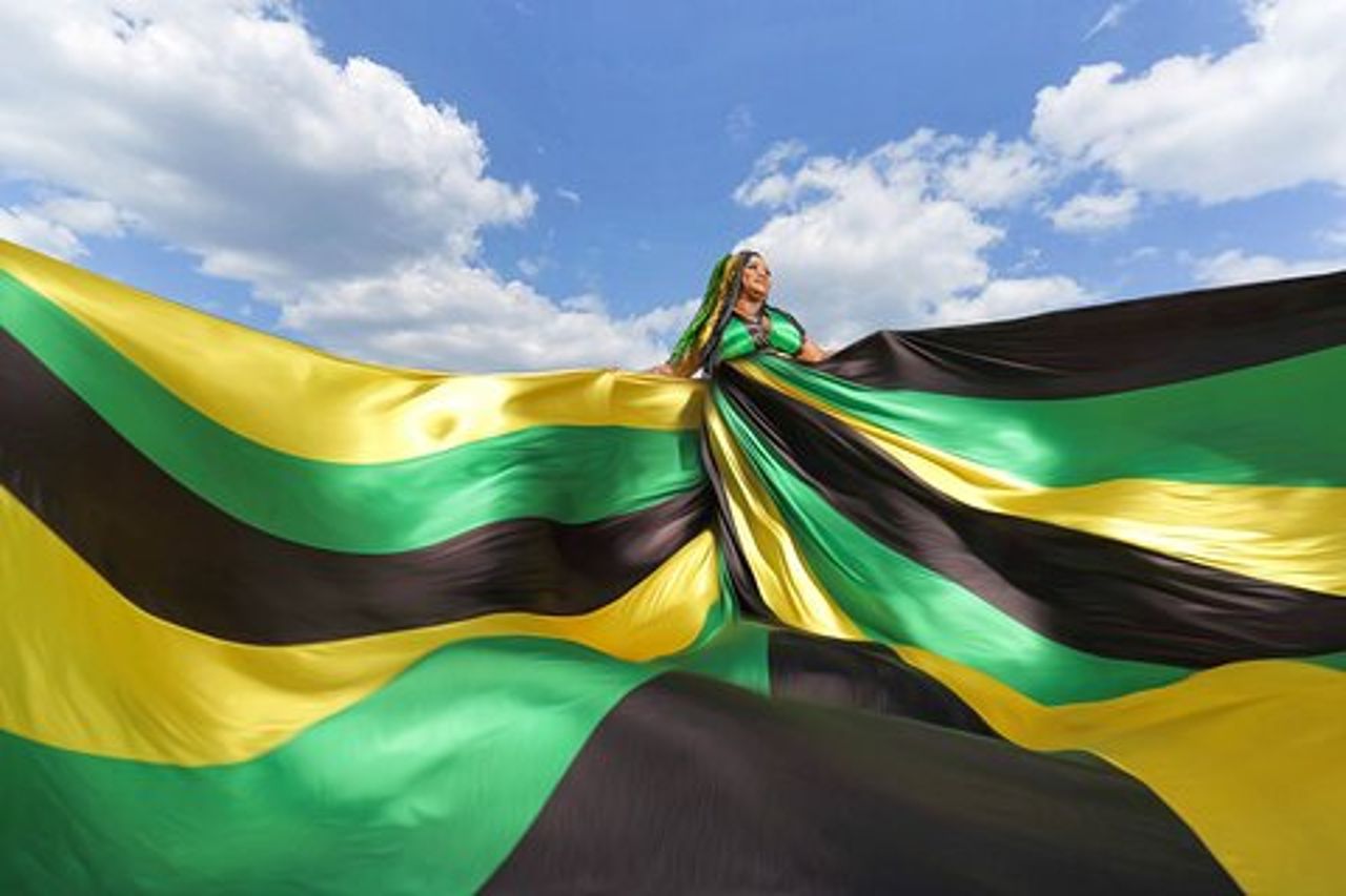 Servizi fotografici di Flying Dress a Montego Bay Giamaica
