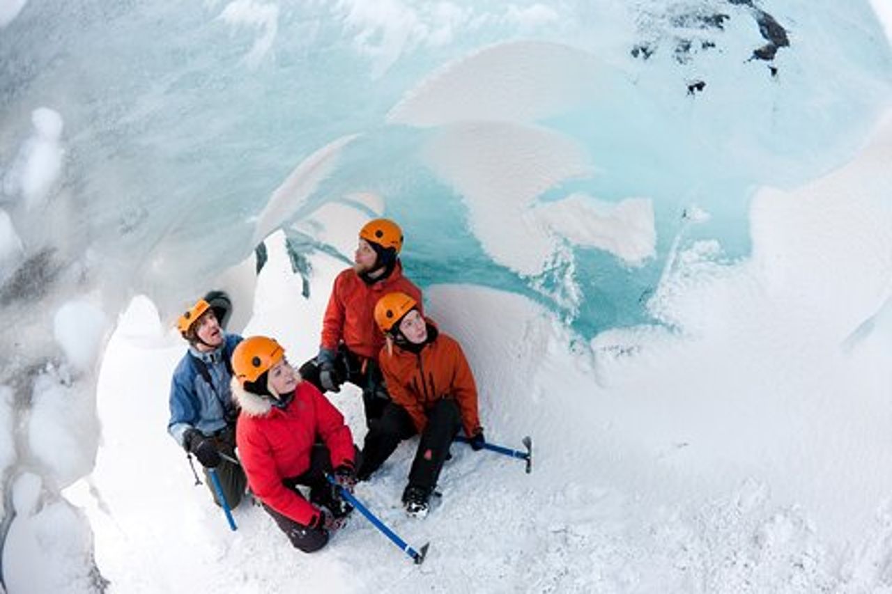 Escursione sul ghiacciaio Sólheimajökull - Avventura sul ghiaccio blu per piccoli gruppi