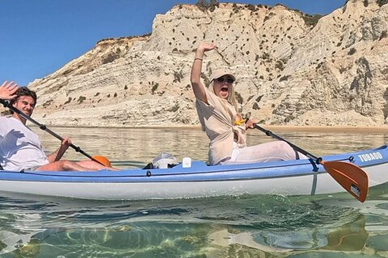 Scala dei Turchi Kayak & Snorkeling Tour – gear included