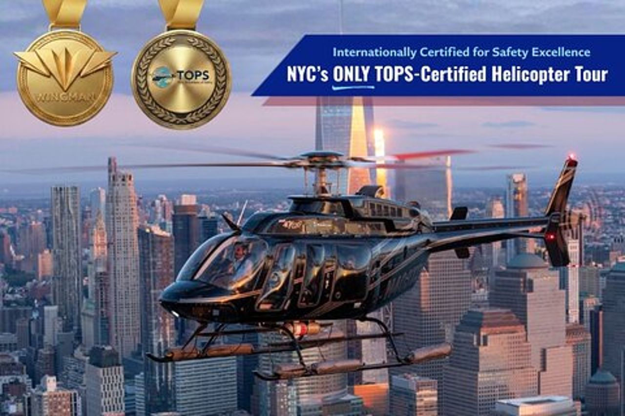 Tour in elicottero di New York: Skyline di New York dal New Jersey
